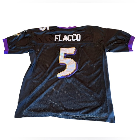 Reebok Men Baltimore Ravens Joe Flacco Stitched Jersey Sz 52‎ - Picture 2 of 10